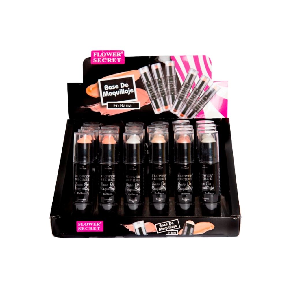 BASE DE MAQUILLAJE EN BARRA X 24PCS Xian Zhu