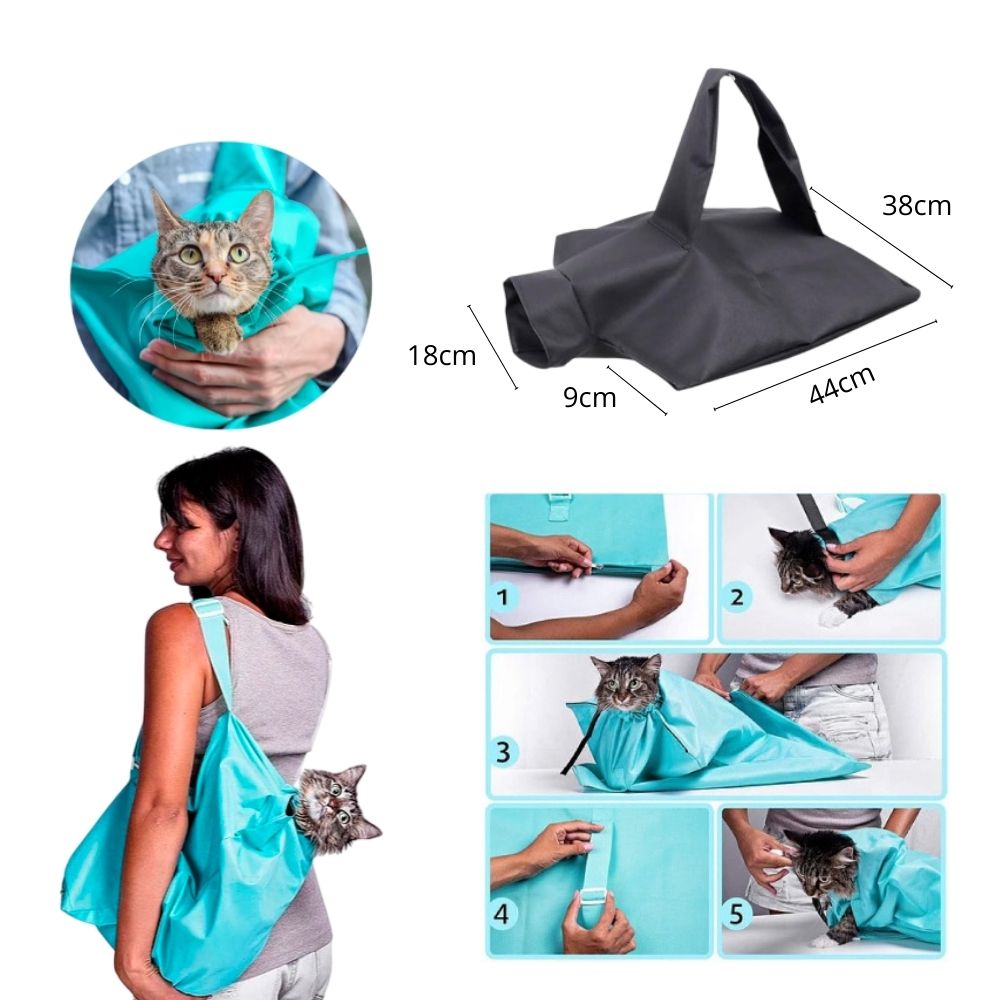 BOLSA DE TRANSPORTE PORTATIL PARA GATOS