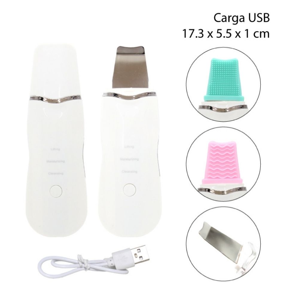 LIMPIADOR FACIAL ULTRASÓNICO - USB 32X3.5CM