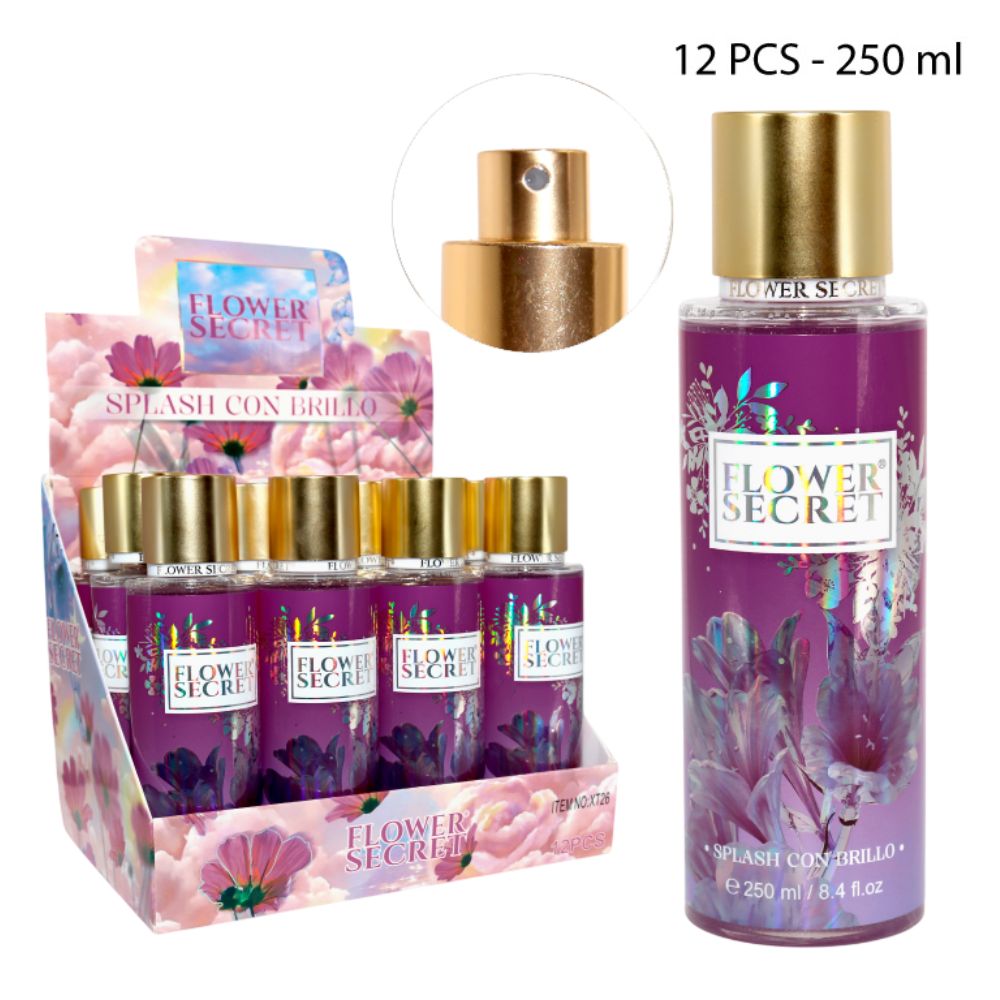 SPLASH CON BRILLO FLOWER SECRET 250ML