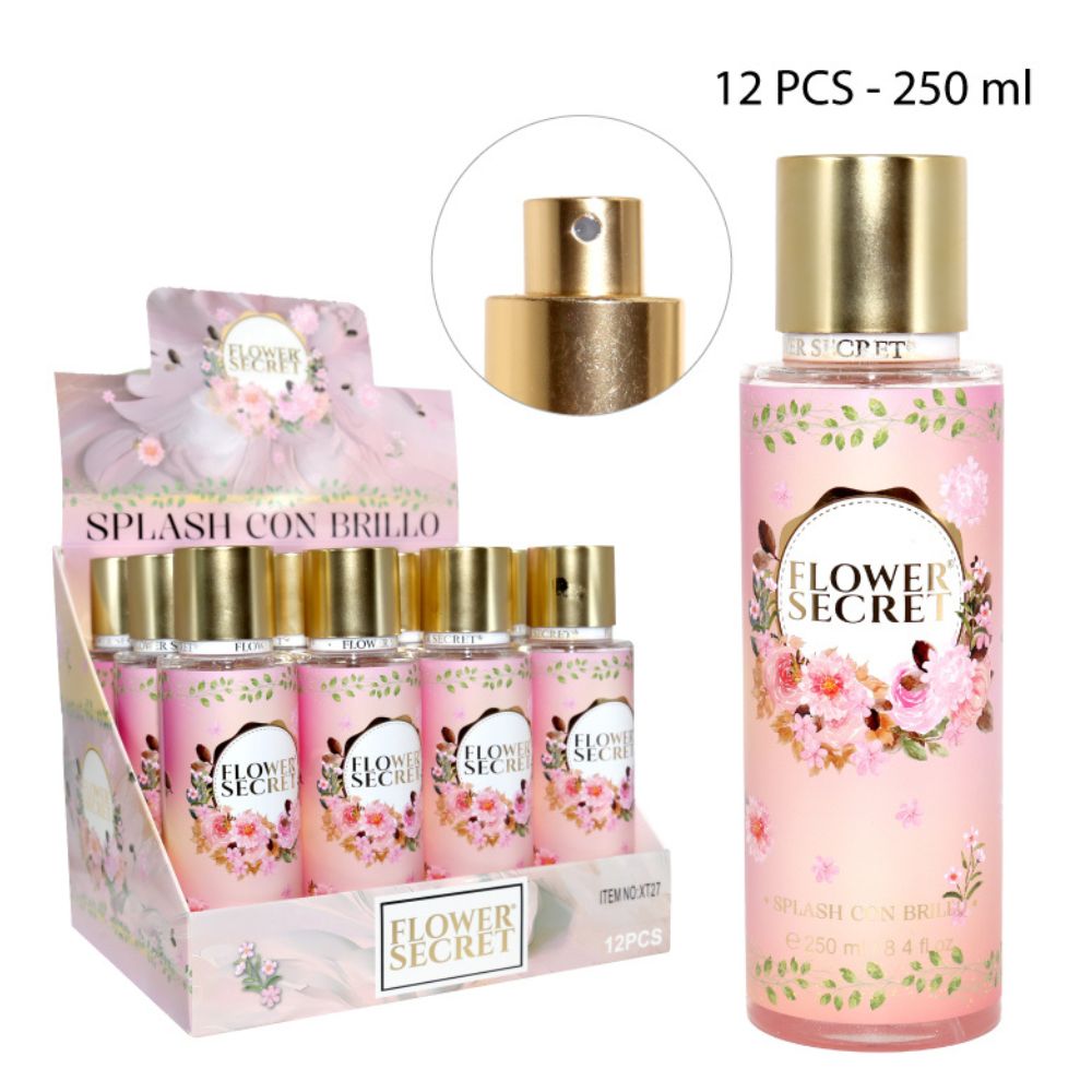 SPLASH CON BRILLO FLOWER SECRET 250ML