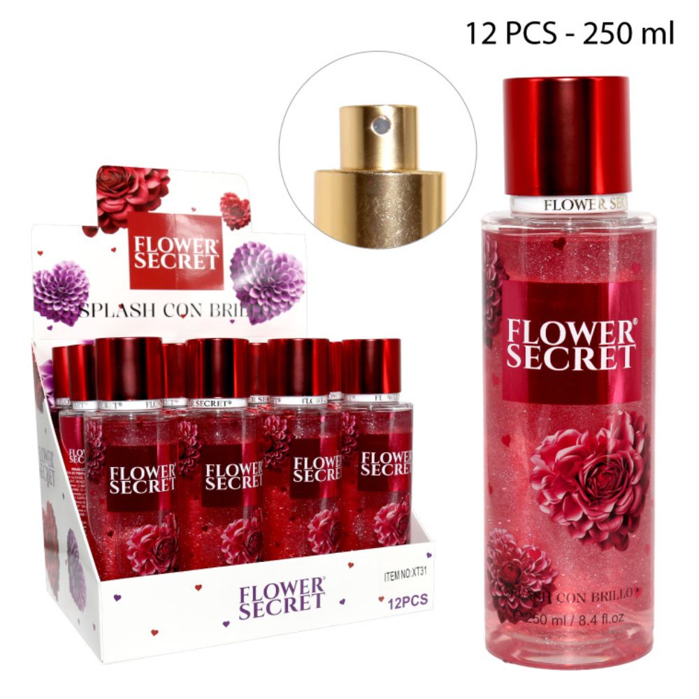 SPLASH CON BRILLO FLOWER SECRET 250ML