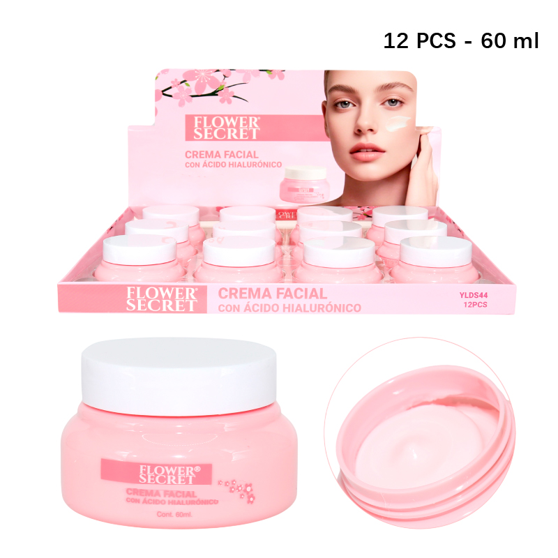 CREMA FACIAL CON ÁCIDO HIALURÓNICO 60ML