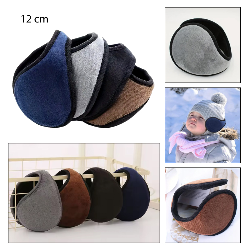 OREJERA DE TELA CON FORRO AFELPADO 12CM