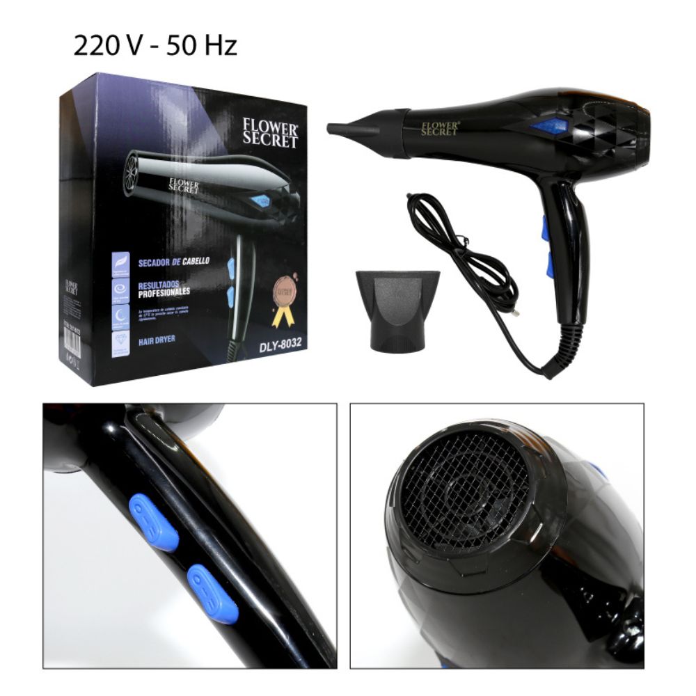 SECADOR DE CABELLO 220V - 50HZ