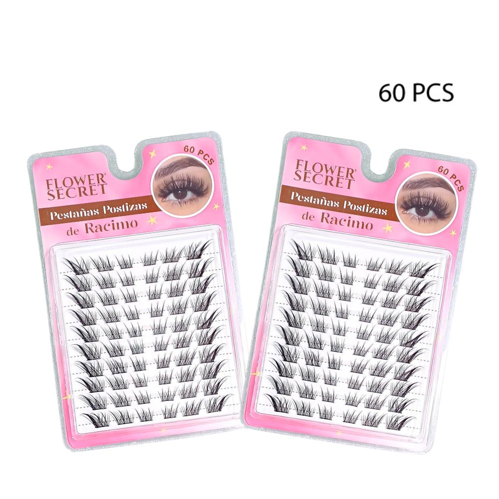 PESTAÑAS POSTIZAS DE RACIMO 60PCS