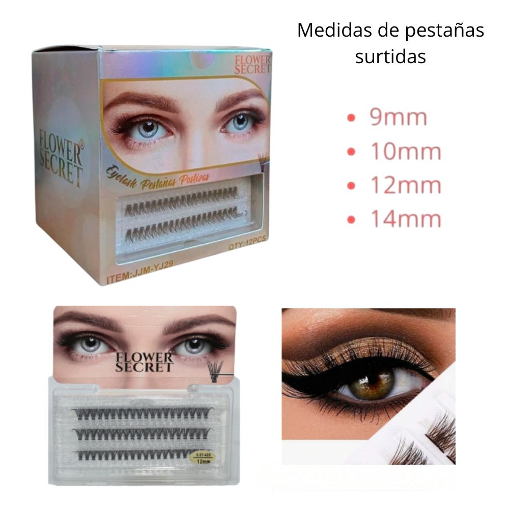 PESTAÑAS POSTIZAS 60PCS