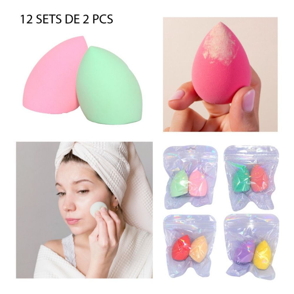 ESPONJAS "BEAUTY BLENDER" 16.5x6x8.5cm