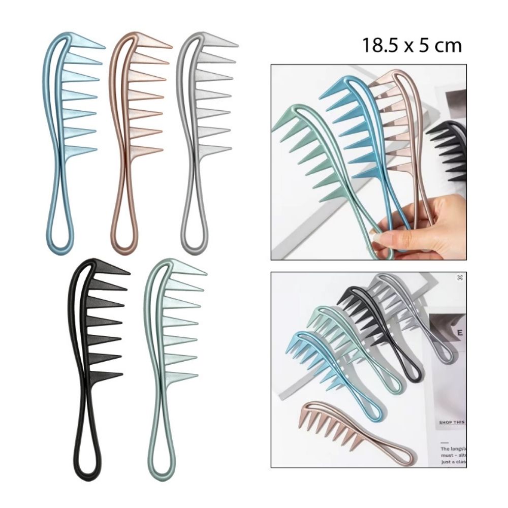 PEINETA PARA CABELLO CON DIENTES ANCHOS 18.5CM