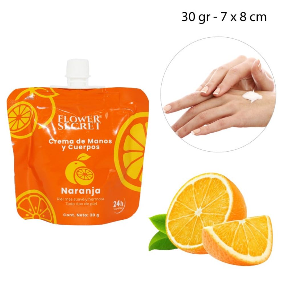 CREMA DE MANOS Y CUERPO AROMA NARANJA 30