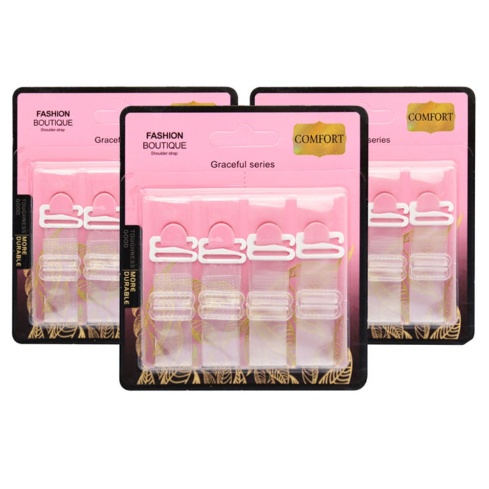 TIRANTES BRASIER TRANSPARENTES SET DE 4 TIRAS