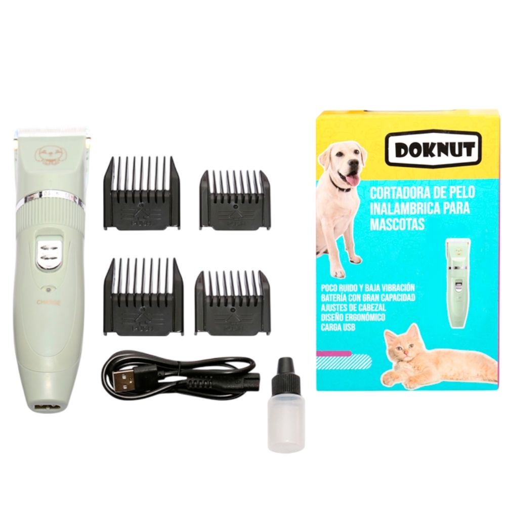 CORTADORA DE PELO PARA MASCOTAS CARGA USB