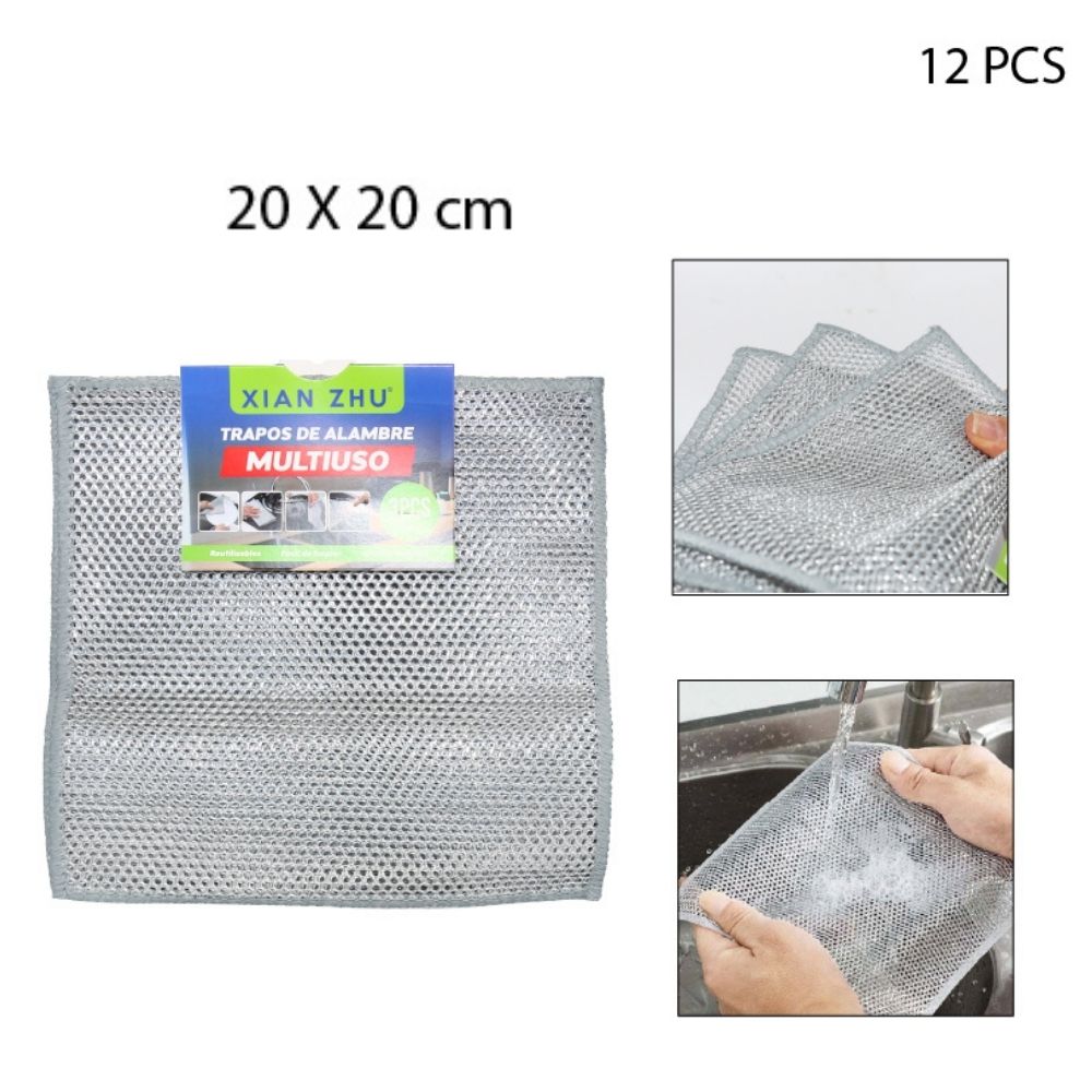 TRAPO DE ALAMBRE MULTIUSO 20X20CM