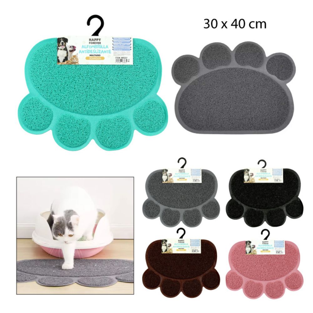 ALFOMBRA ANTIDESLIZANTE DE PVC PARA MASCOTAS 30X40CM