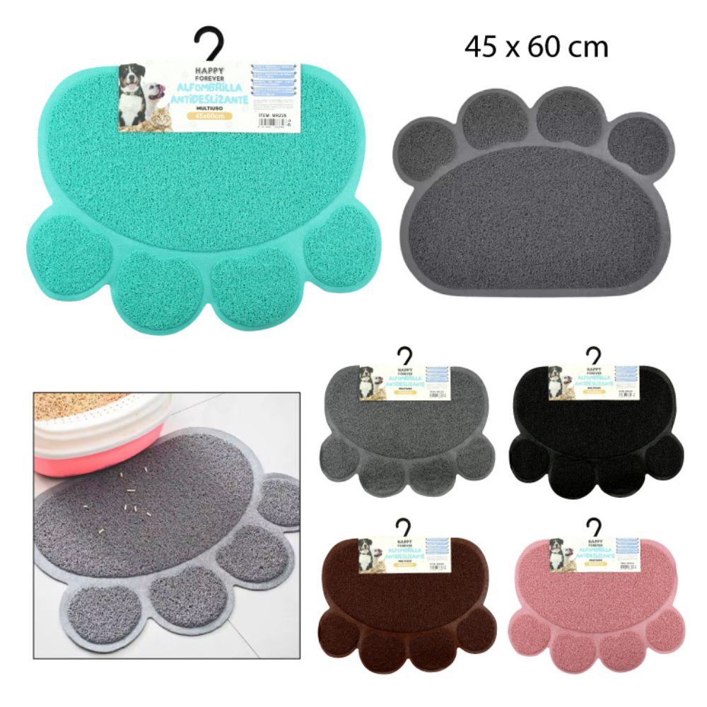 ALFOMBRA ANTIDESLIZANTE DE PVC PARA MASCOTAS 45X60CM