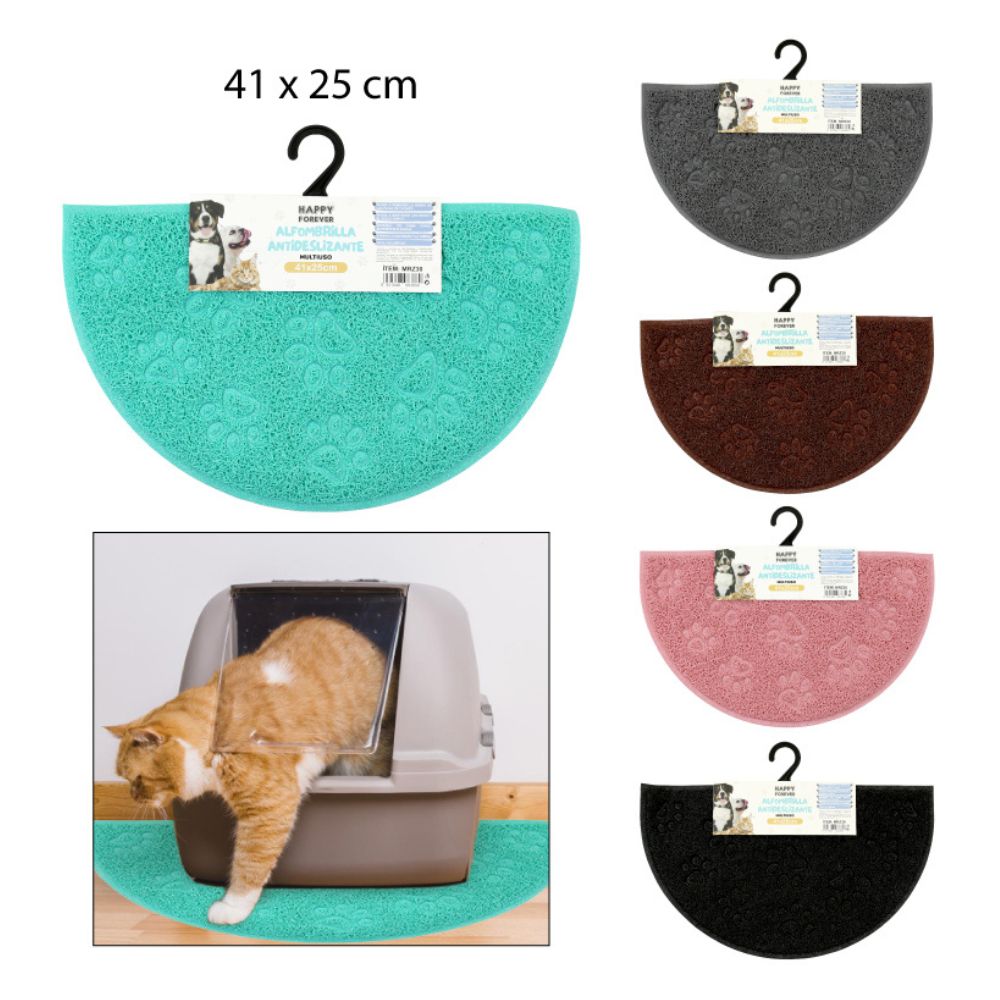 ALFOMBRA ANTIDESLIZANTE DE PVC PARA MASCOTAS 41X25CM