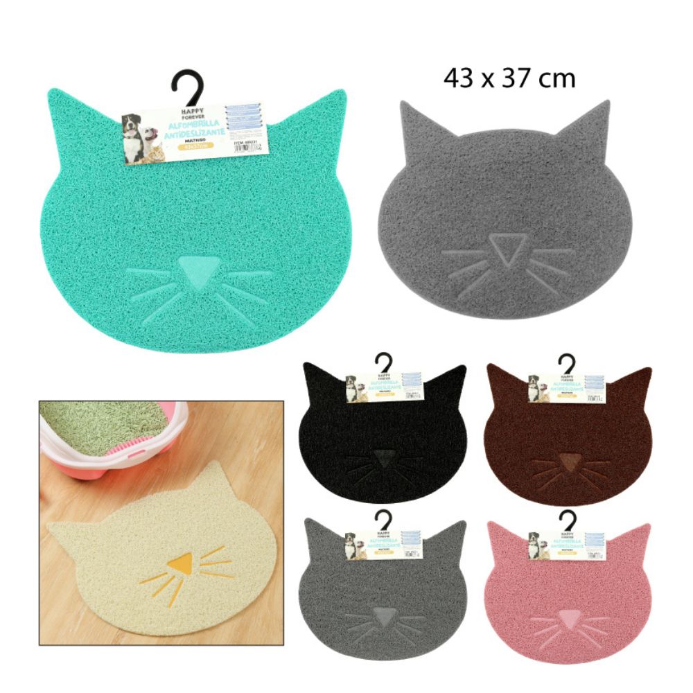 ALFOMBRA ANTIDESLIZANTE DE PVC PARA MASCOTAS 43X37CM