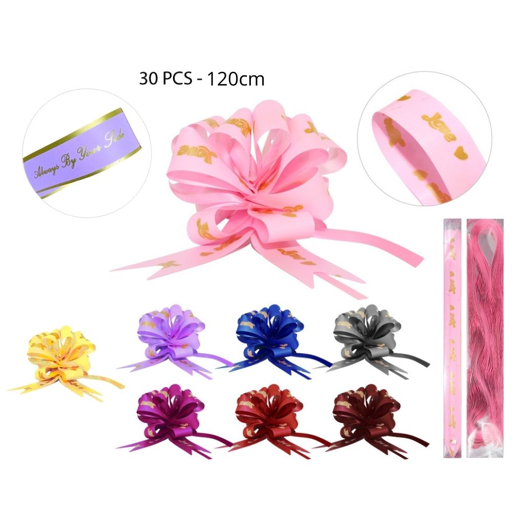 CINTAS PARA REGALO CON DISEÑO 1PCS -2.8x120CM