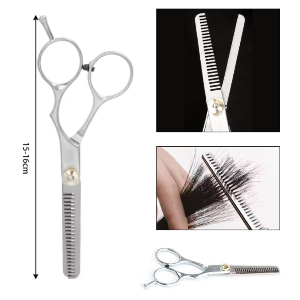 TIJERA DENTADA PARA ENTRESACAR CABELLO DE 6-16CM