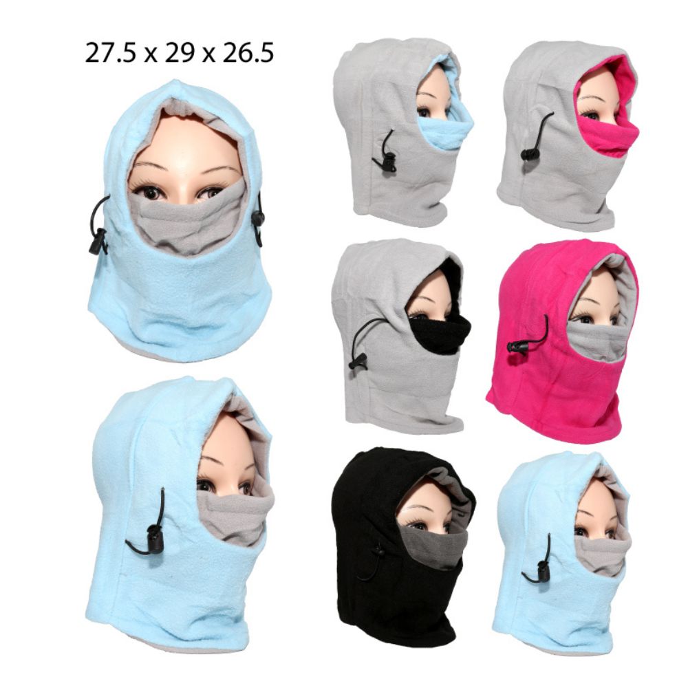 PASAMONTAÑAS DE POLAR DOBLE FORRO - INFANTIL 27.5X29X26.5CM