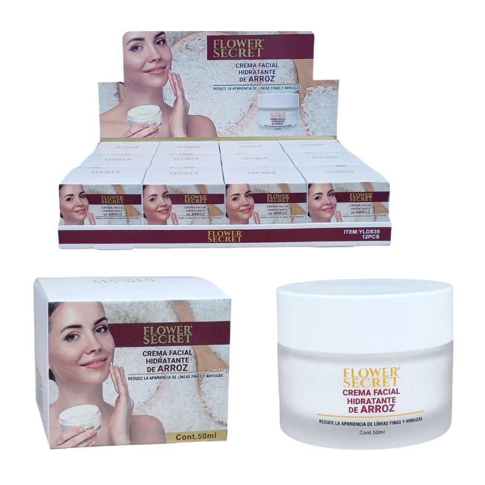 CREMA FACIAL HIDRATANTE DE ARROZ 50ML