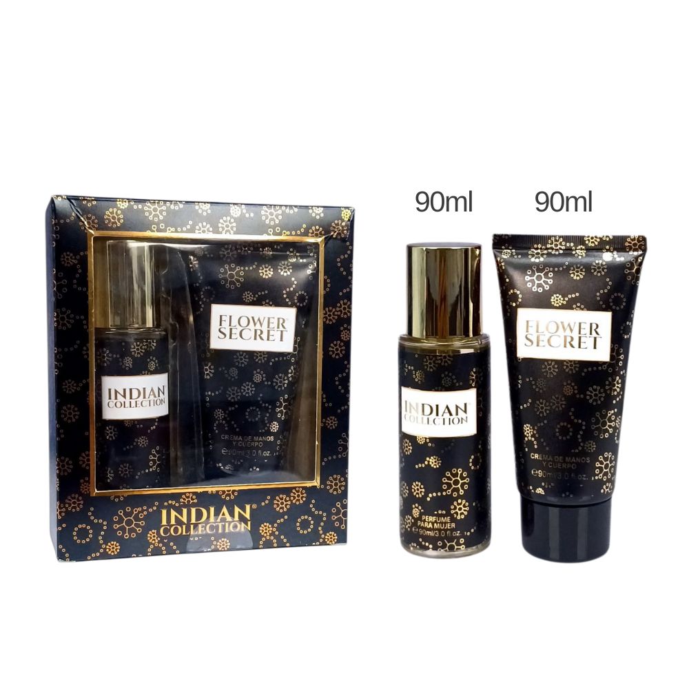 SET PERFUME PARA MUJER MÁS CREMA DE MANOS Y CUERPO 90ML
