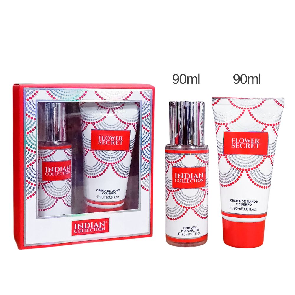 SET PERFUME PARA MUJER MÁS CREMA DE MANOS Y CUERPO 90ML