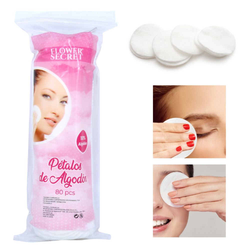 PÉTALOS DE ALGODÓN DESECHABLE 80PCS