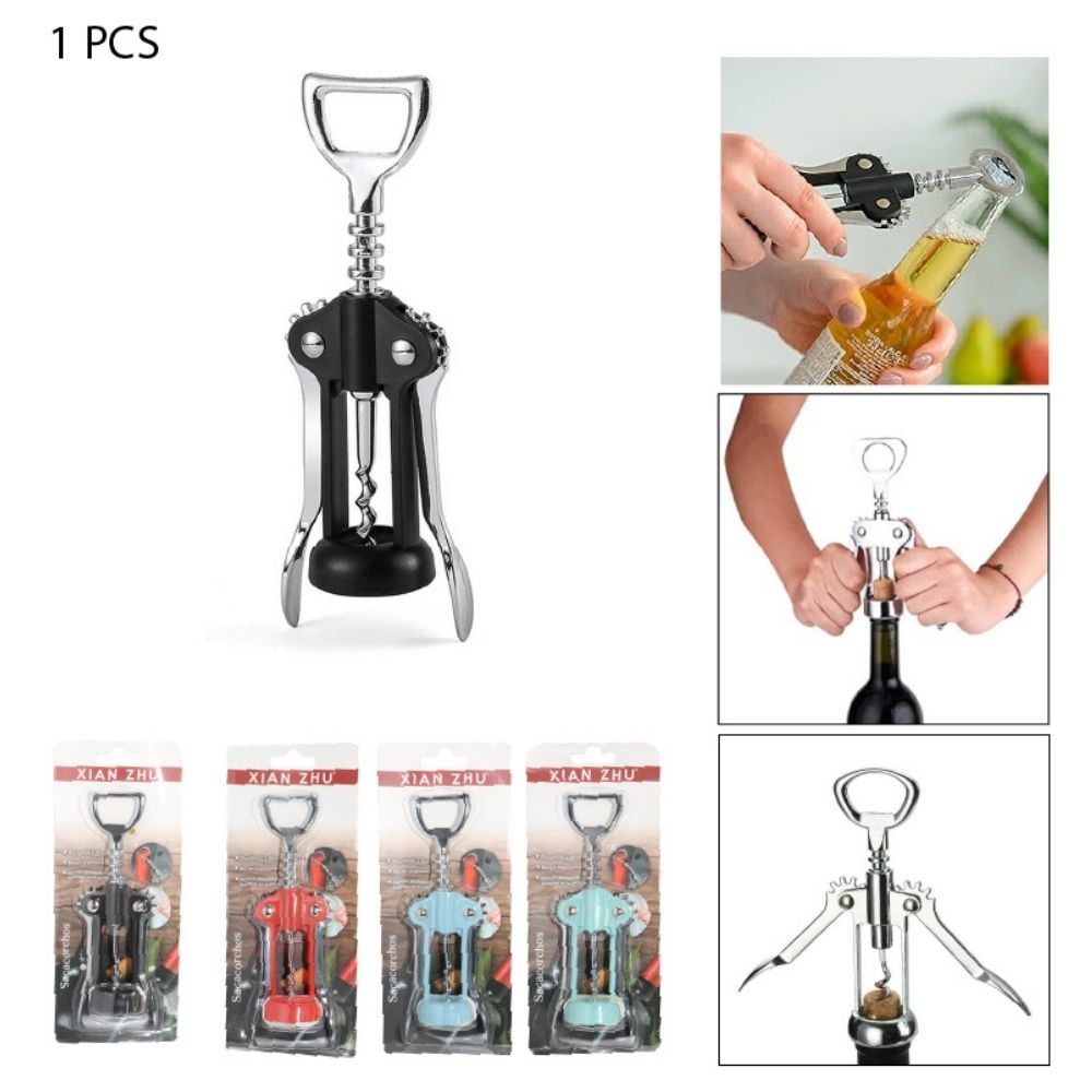 SACACORCHOS Y ABRIDOR DE BOTELLAS 1pcs