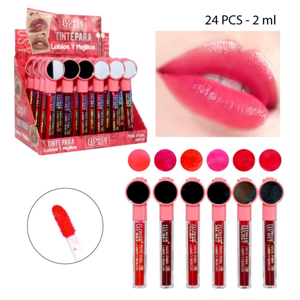 LABIAL LÍQUIDO EFECTO TINTA CON ESPEJO 2ML