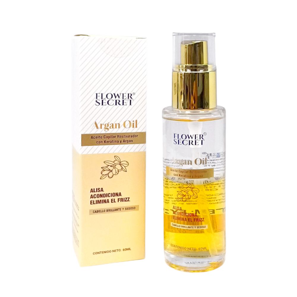 ACEITE CAPILAR CON KERATINA Y ARGÁN 60ML