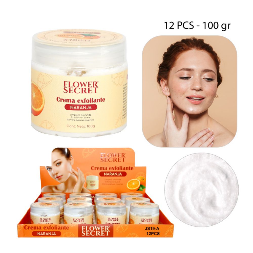 CREMA FACIAL EXFOLIANTE CON VITAMINA C 100GR