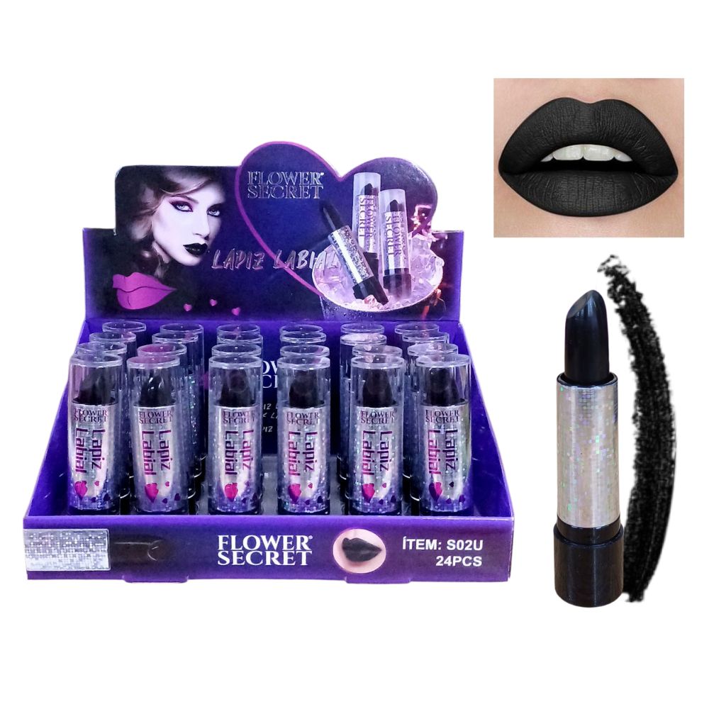 LÁPIZ LABIAL COLOR NEGRO 3.8GR