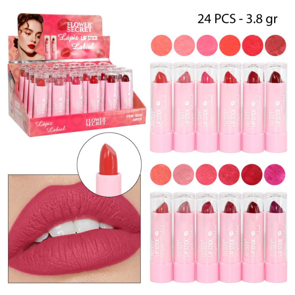 LÁPIZ LABIAL COLOR ROJO TERRACOTA 3.8GR