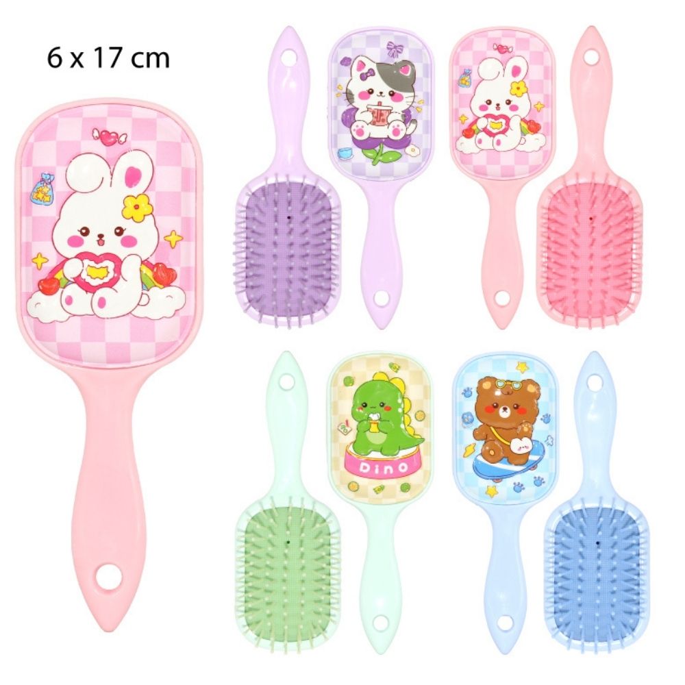 CEPILLO INFANTIL CON DISEÑO DE ANIMALES 6x17cm