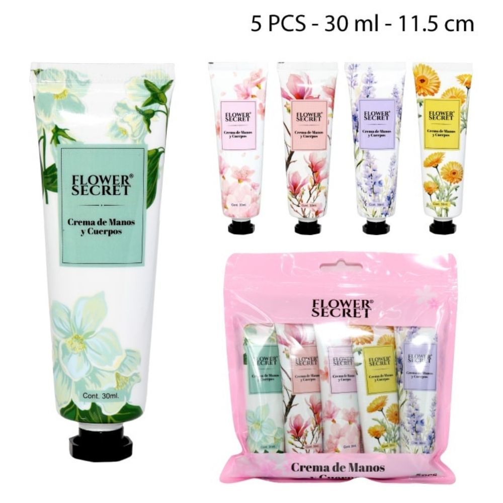 CREMA PARA MANOS Y CUERPO Set de 5- 30ml