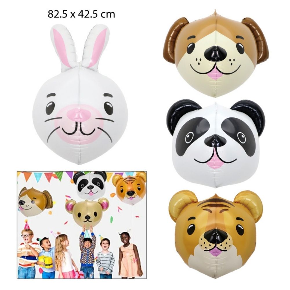 GLOBOS FESTIVOS diseño animales 82.5x42.5cm