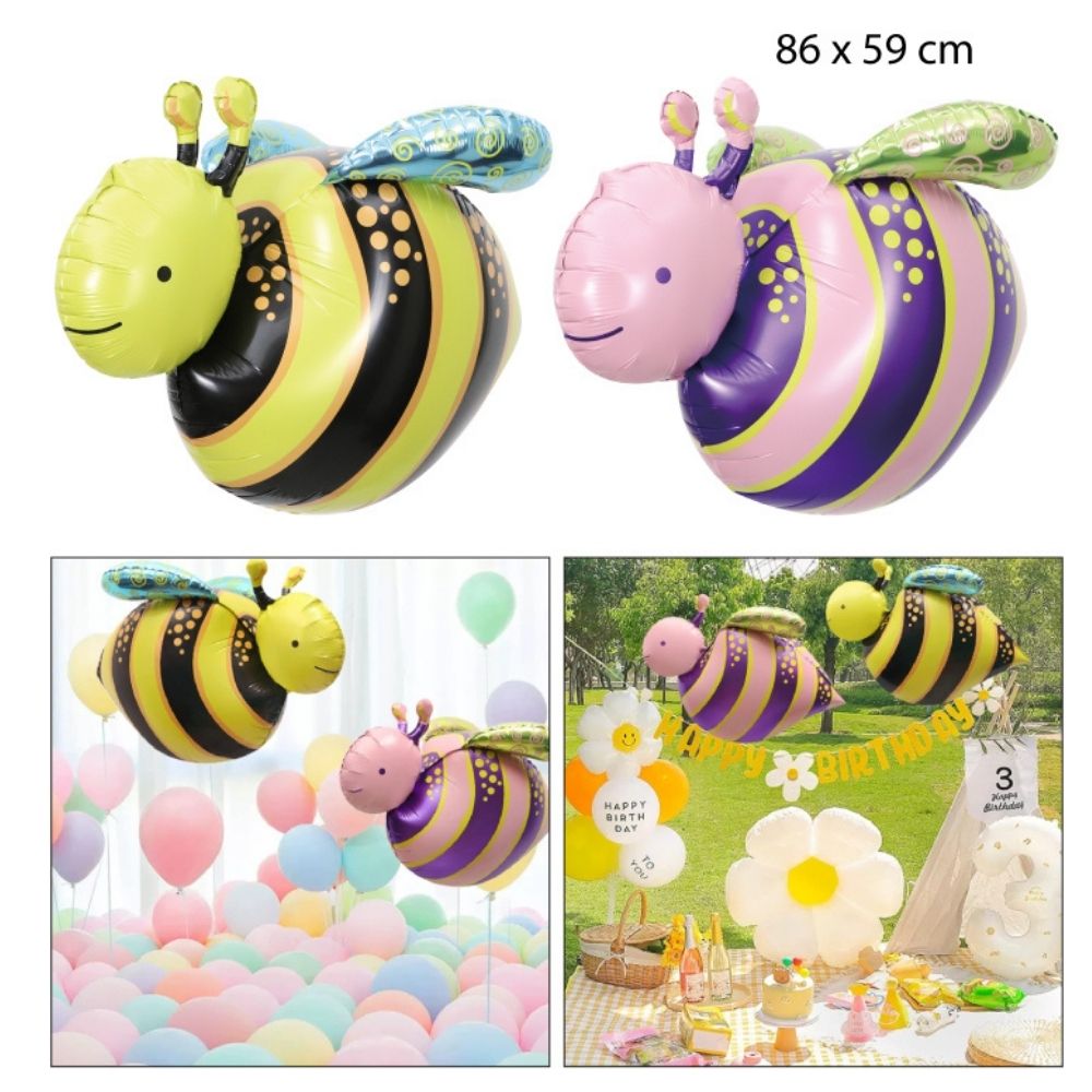 GLOBOS FESTIVOS DISEÑO ABEJITA 86x59cm