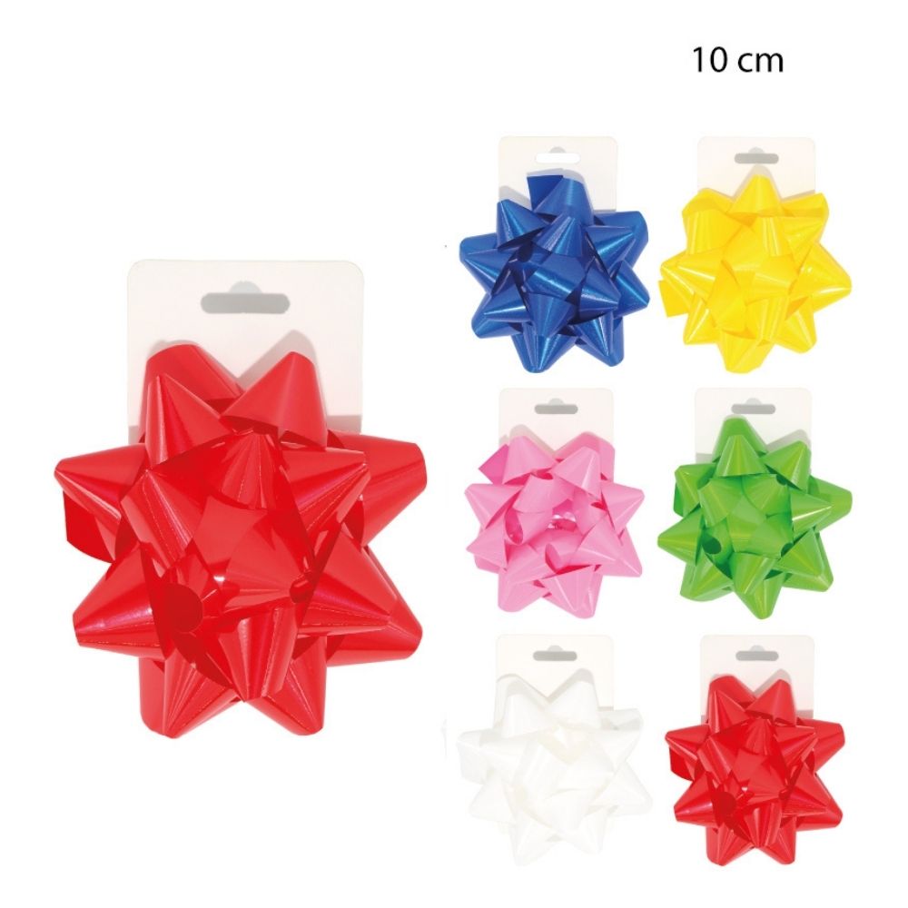CINTAS PARA REGALO DE COLORES BRILLANTES Set de 12pcs - 10cm