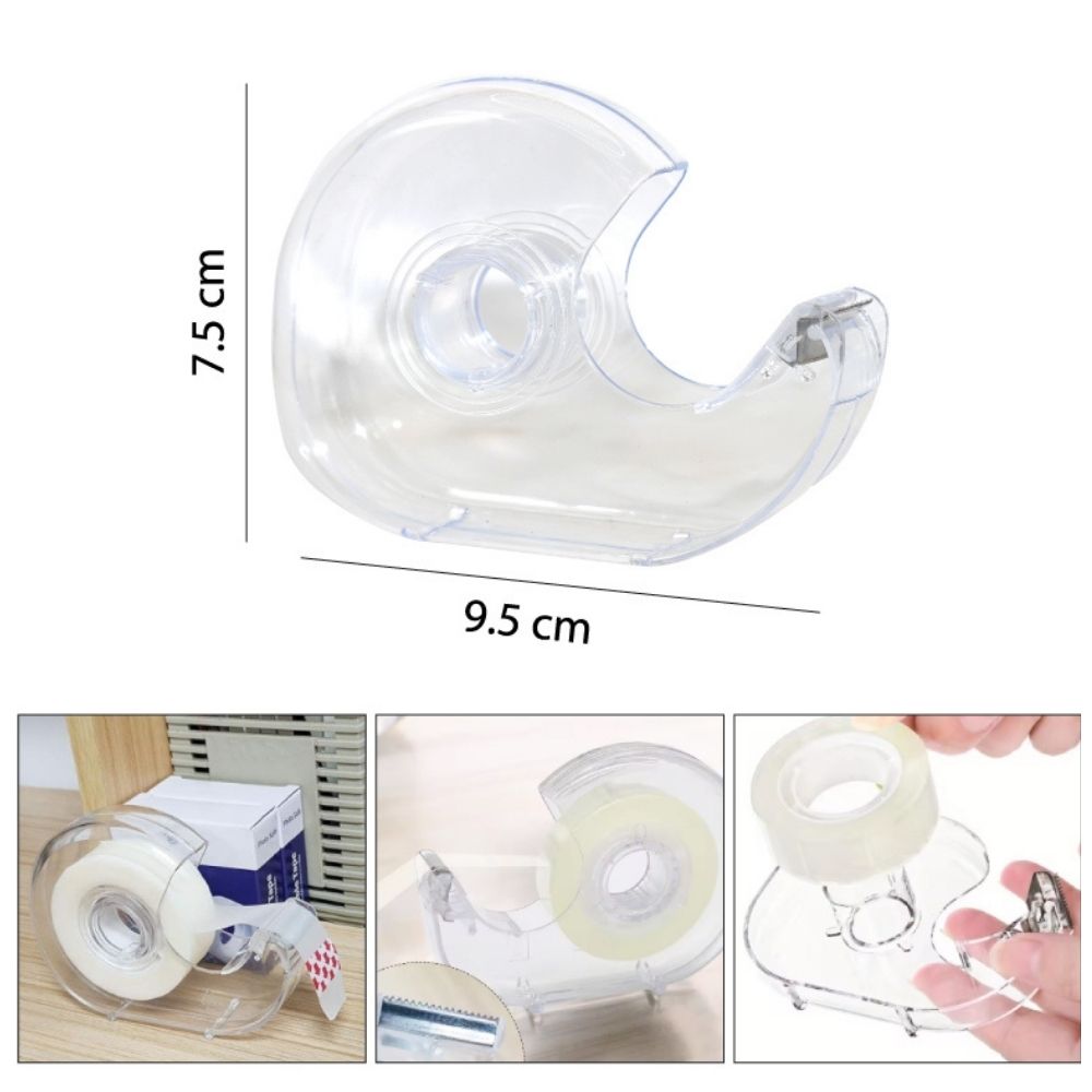 DISPENSADOR DE CINTA ADHESIVA 7.5x9.5cm
