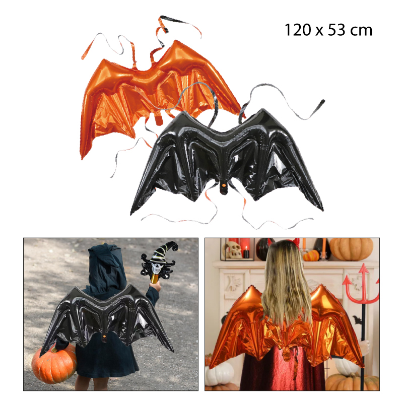 GLOBOS FESTIVOS ALAS DE MURCIELAGO 120x53cm