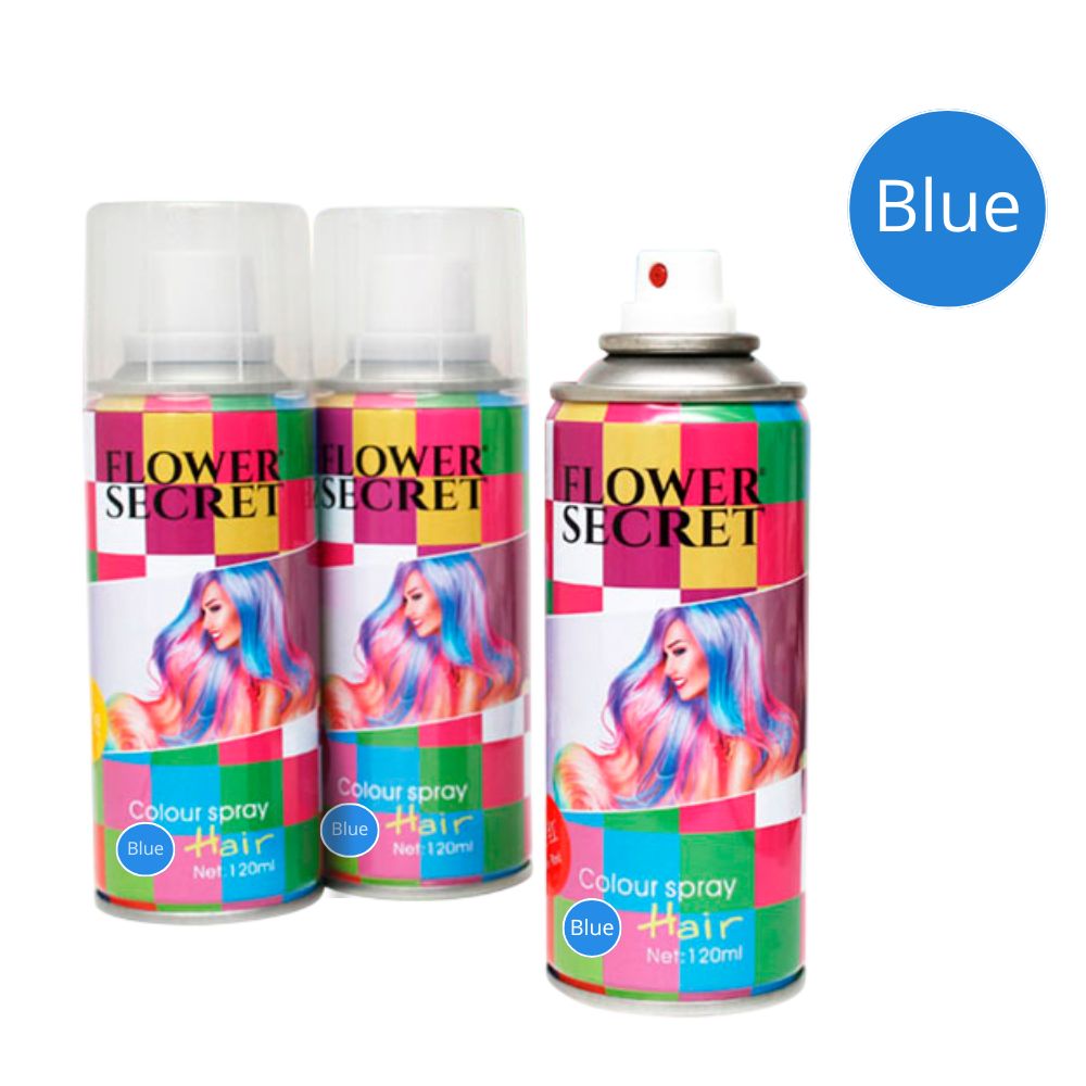 TINTURA CAPILAR SPRAY LAVABLE- AZUL 120ML