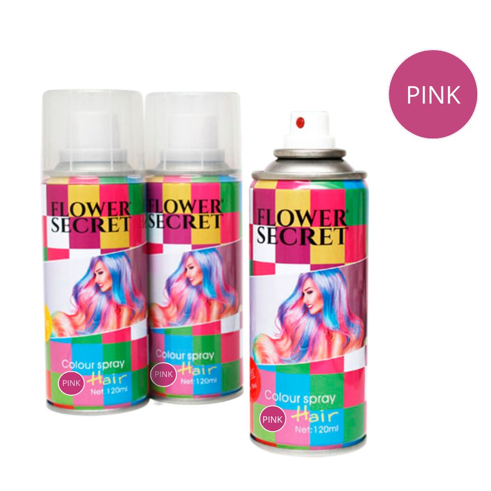 TINTURA CAPILAR SPRAY LAVABLE- ROSADO 120ML