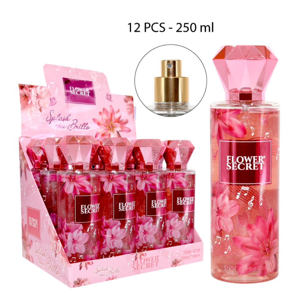 SPLASH CON BRILLO flower secret 250ML