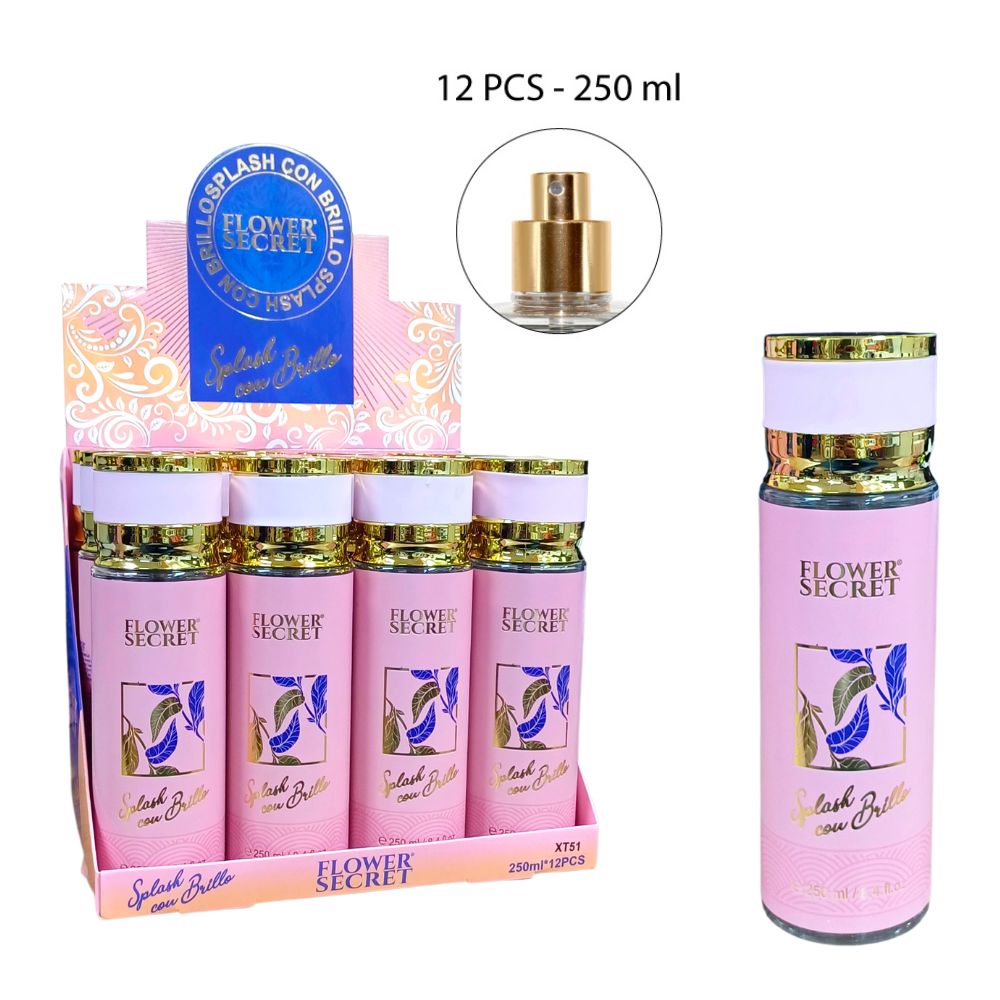 SPLASH CON BRILLO flower secret 250ML