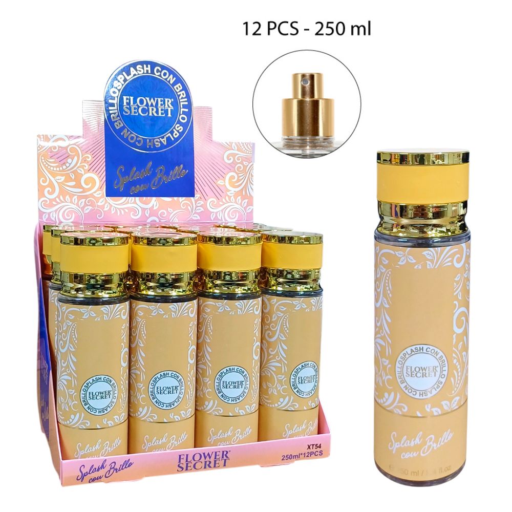 SPLASH CON BRILLO flower secret 250ML