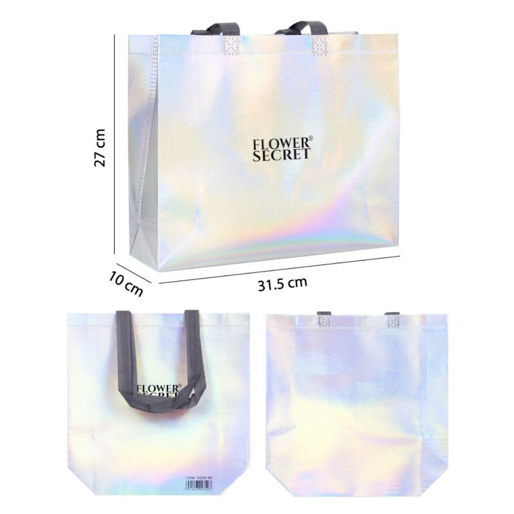 BOLSA CON ASAS DISEÑO TORNASOL 27X10X31.5CM