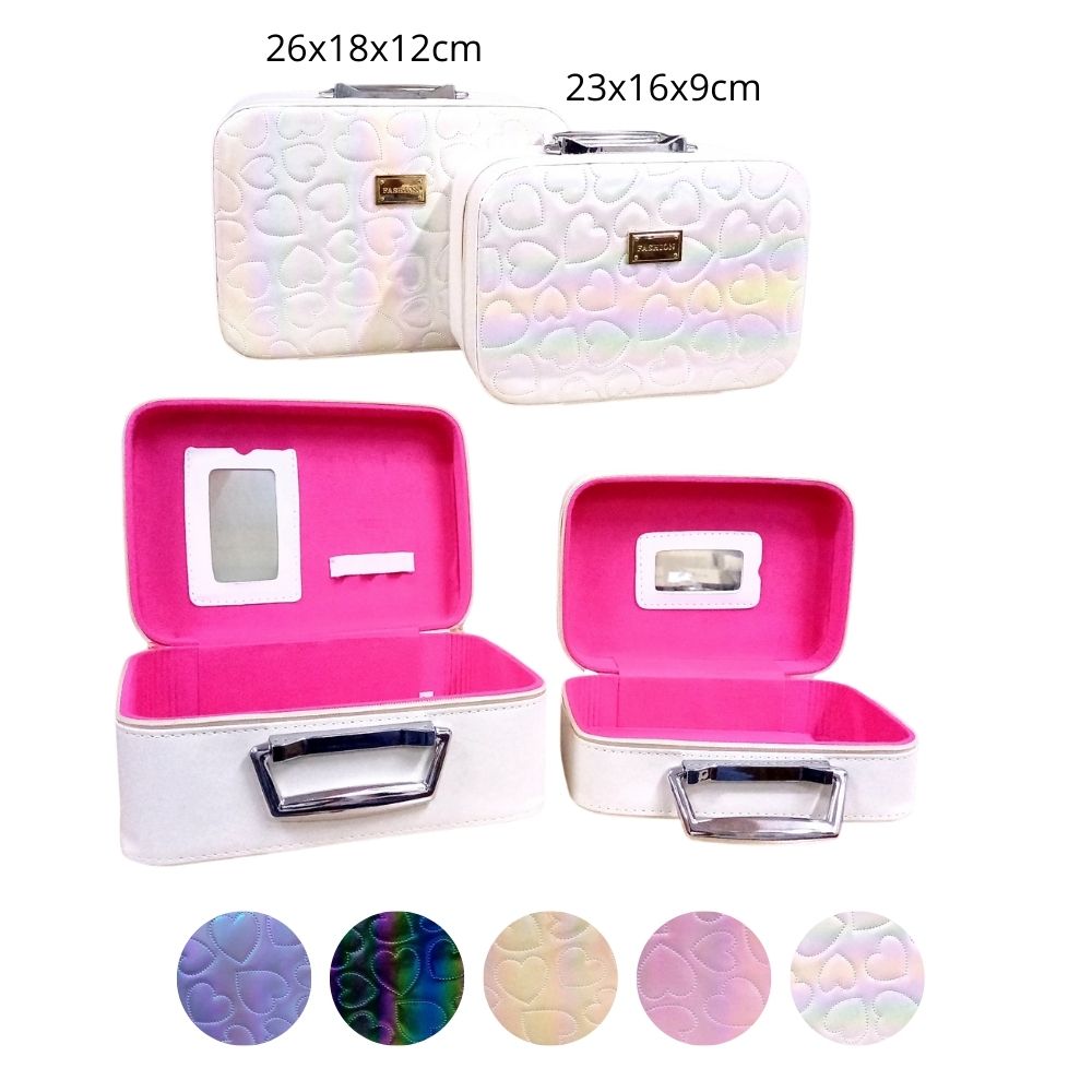 COSMETIQUERO COLORES SURTIDOs set de 2pcs