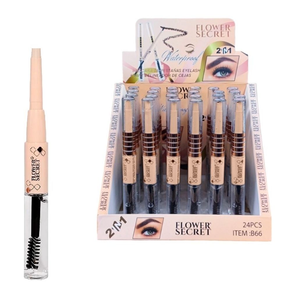 LÁPIZ DELINEADOR DE CEJAS + MASCARA DE PESTAÑAS