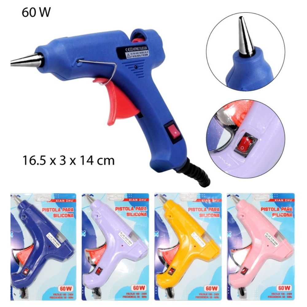 PISTOLA PARA SILICONA ELÉCTRICA - MEDIANA 30W 16.5X3X14CM